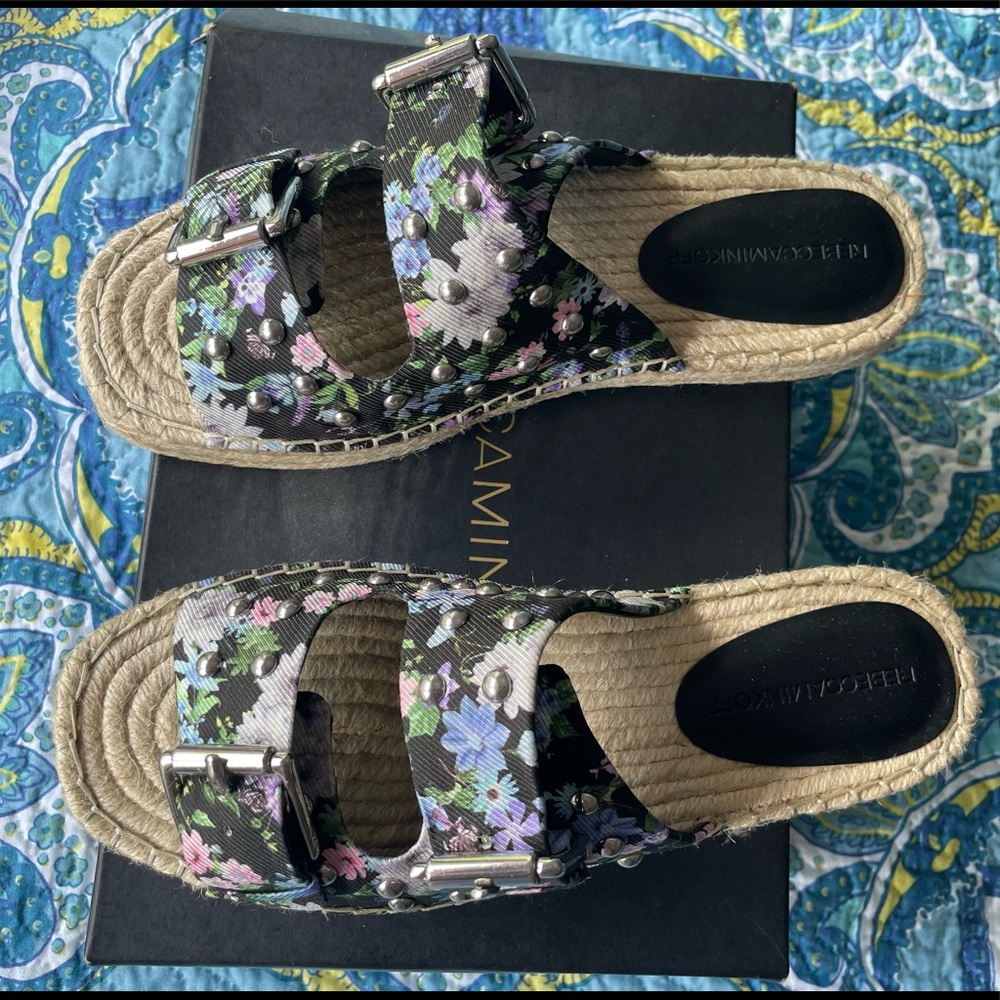 Rebecca Minkoff slide in sandals sz 8.5